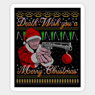 Death Wish You A Merry Christmas Sticker